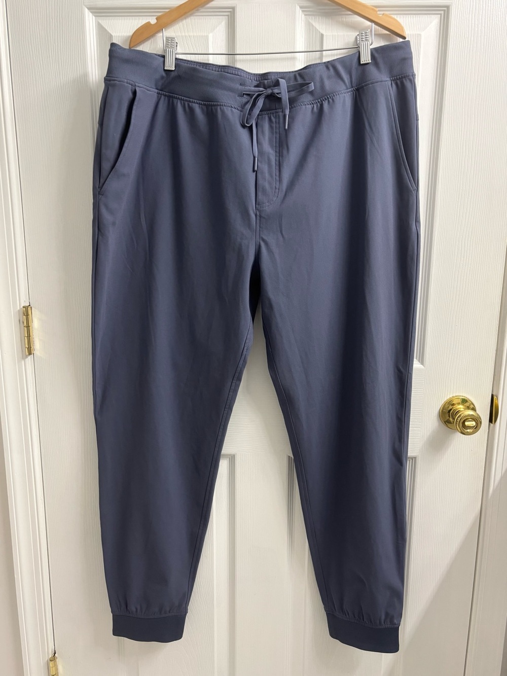 Rhoback Performance Pants Joggers Slate Blue 3XL Active Athleisure Golf